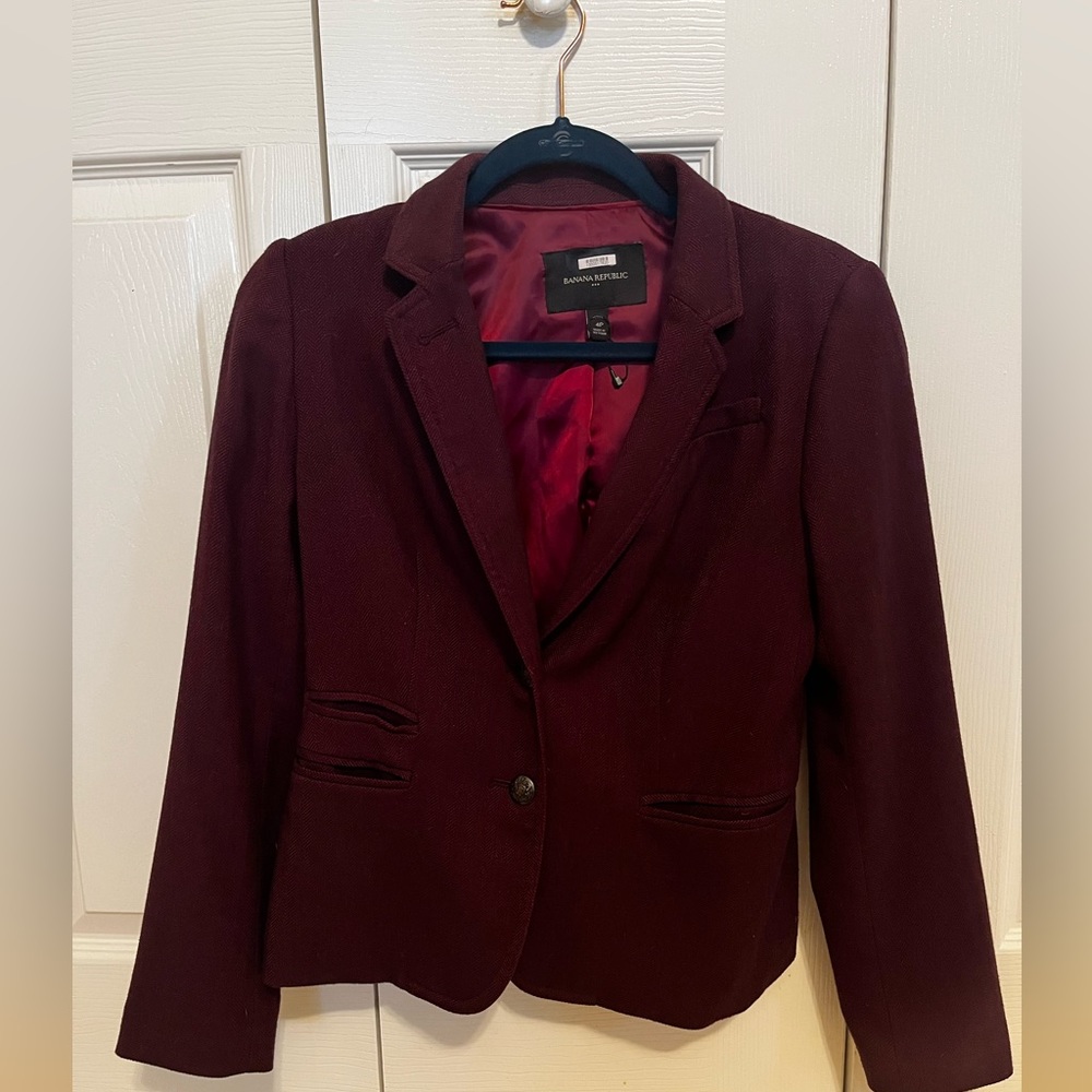 Maroon Women’s Blazer